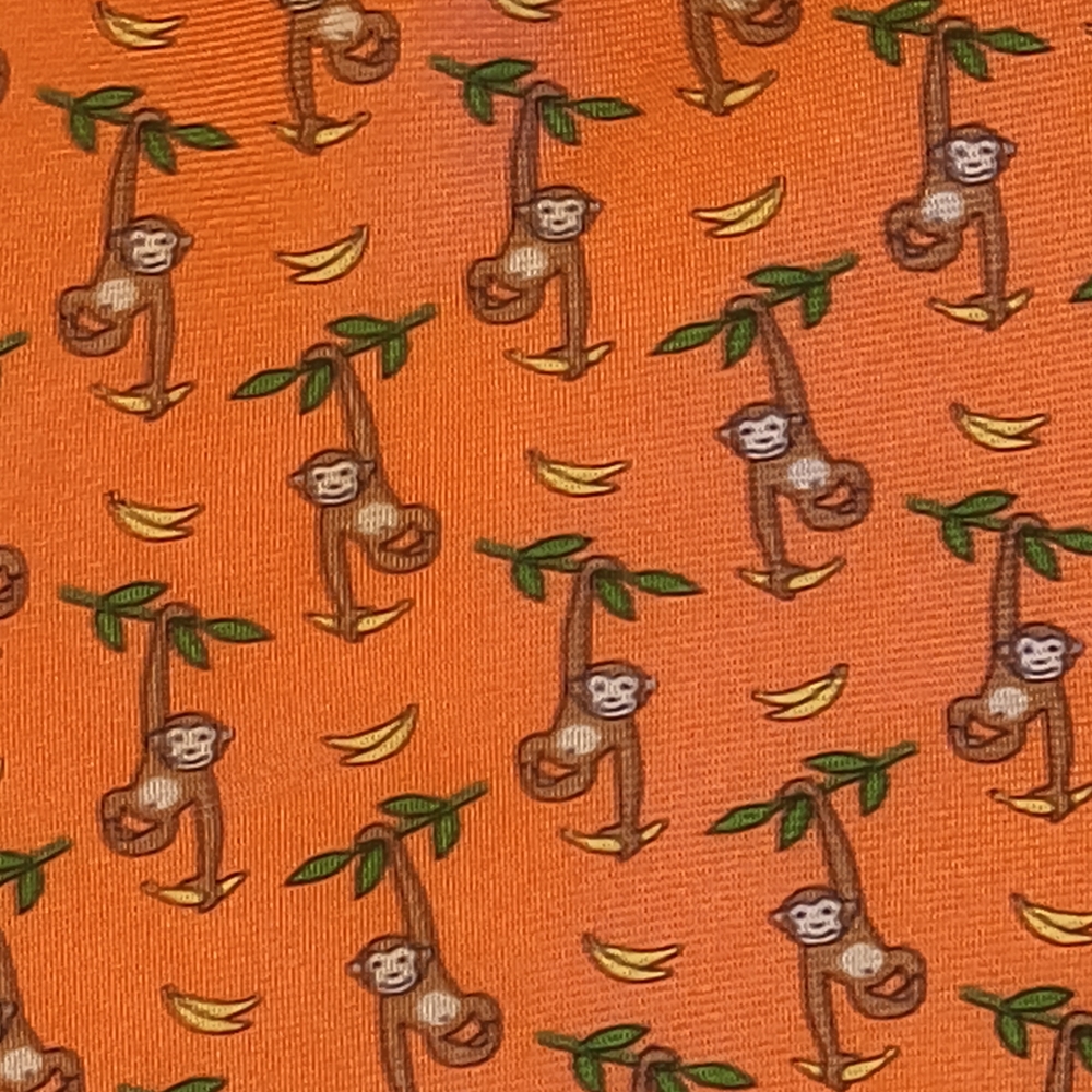 Brooks Brothers Orange Monkey Tie